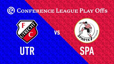 Eredivisie 2023/24 UEFA Conference League Play-offs: FC Utrecht vs Sparta Rotterdam