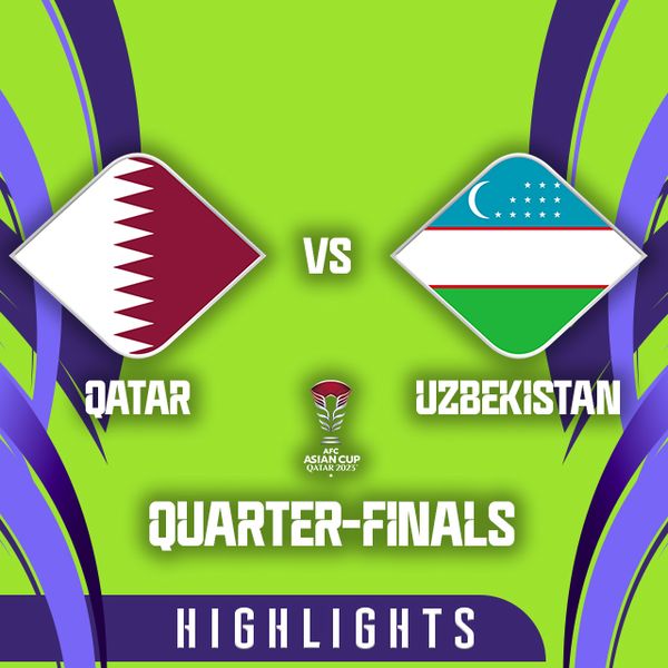 Qatar 2 - 1 (1 - 1) Uzbekistan | AFC Asian Cup Qatar 2023 Highlights ...